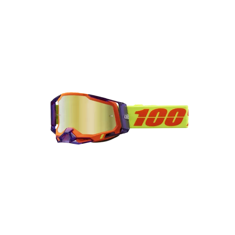 Masque 100% RACECRAFT 2 PANAM Mirror Gold
