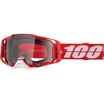 Masque 100% ARMEGA CBAD Red Ecran Transparent