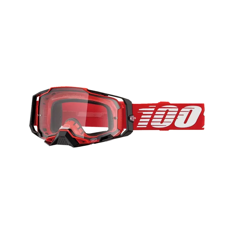 Masque 100% ARMEGA Red Ecran Transparent