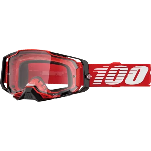 Masque 100% ARMEGA Red Ecran Transparent