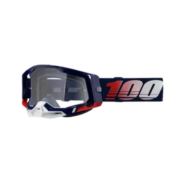 Masque 100% RACECRAFT 2 REPUBLIC Ecran Transparent