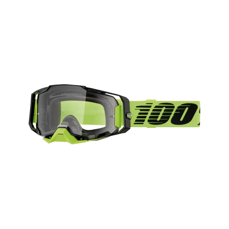 Masque 100% ARMEGA NEON Yellow Ecran Transparent