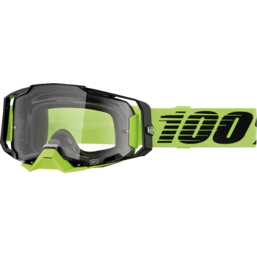 Masque 100% ARMEGA NEON Yellow Ecran Transparent
