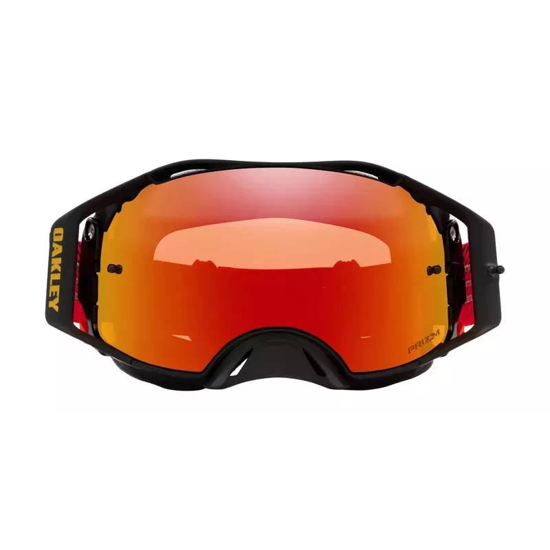 Masque OAKLEY Airbrake MX - Red Flow écran Prizm MX Torch