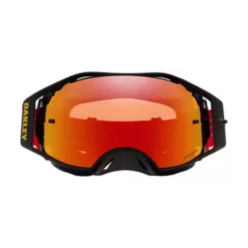 Masque OAKLEY Airbrake MX - Red Flow écran Prizm MX Torch