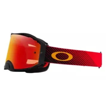 Masque OAKLEY Airbrake MX - Red Flow écran Prizm MX Torch