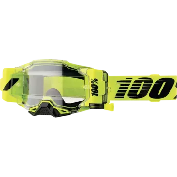 Masque 100% ARMEGA FORECAST jaune fluo