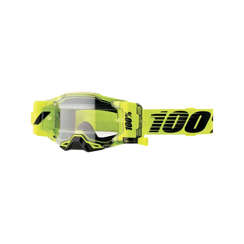 Masque 100% ARMEGA FORECAST jaune fluo