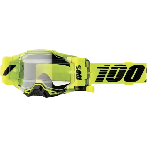 Masque 100% ARMEGA FORECAST jaune fluo