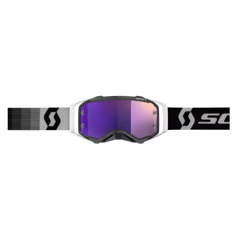 Masque Scott Prospect Noir Prenium Blanc Ecran Violet Chrome