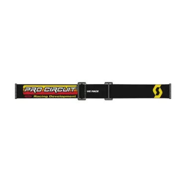 Masque Scott Prospect Pro Circuit Noir Blanc Ecran Jaune Chrome