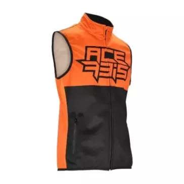 Gilet Softshell Acerbis Noir & Orange
