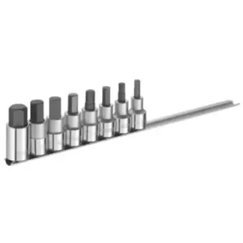 jeu de 8 douilles tournevis 1/2 - 6pans 6, 7, 8, 9, 10, 12, 14 et ...