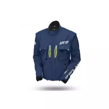 Veste Enduro UFO Taiga Marine Fluo avec protection