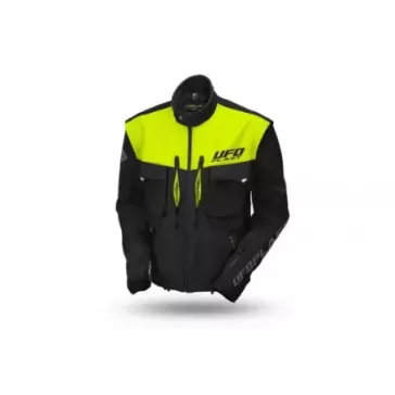 Veste Enduro UFO Taiga Black Fluo avec protection