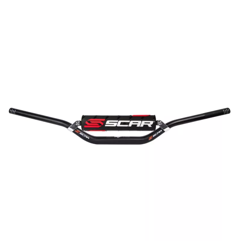 Guidon Ø 28,6 SCAR X² Evolution RC Style avec barre mousse noir