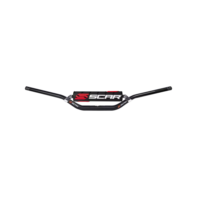 Guidon Ø 28,6 SCAR X² Villopoto/Stewart avec barre mousse noir