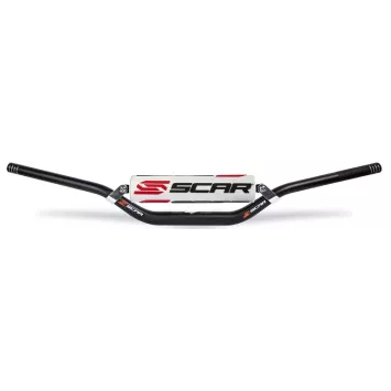 Guidon Ø 28,6 SCAR X² Villopoto/Stewart avec barre mousse noir