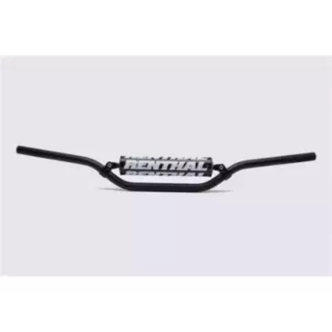 Guidon Ø22,2mm avec barre RENTHAL Classic Enduro Medium noir
