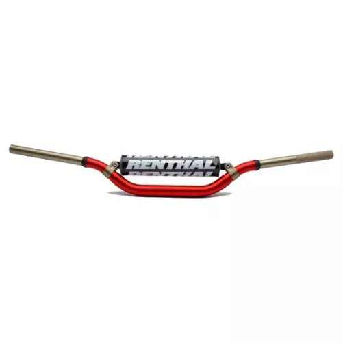 Guidon RENTHAL TWINWALL Rouge Haut