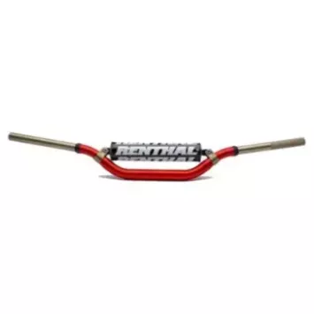 Guidon RENTHAL TWINWALL Rouge Haut