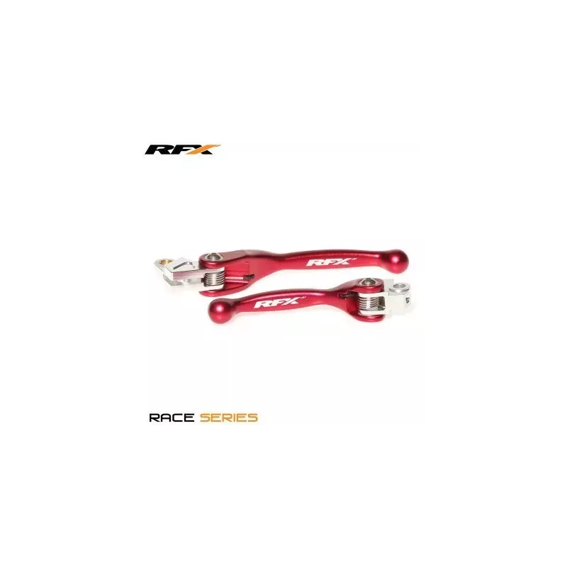 Leviers Repliables forgés RFX Race Honda CR/F 04-07 rouge