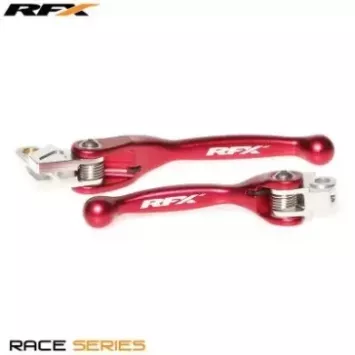 Leviers Repliables forgés RFX Race Honda CR/F 04-07 rouge
