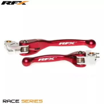 Leviers Repliables forgés RFX Race Honda Rouge 250-450 CRF R/X 07-23