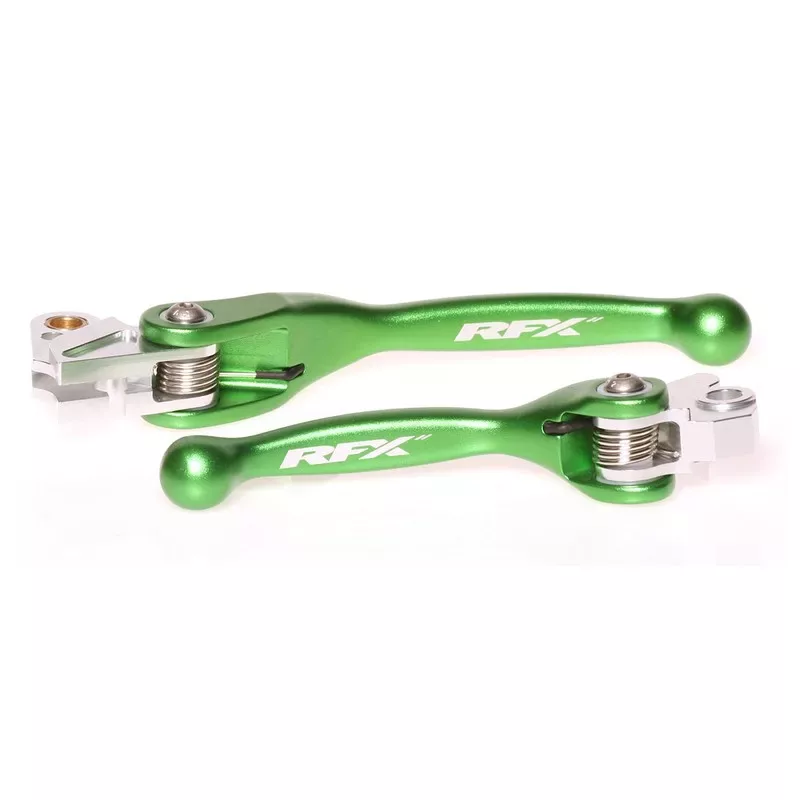 Leviers Repliables forgés RFX Race Kawasaki Rouge 250-450 KXF 04-12