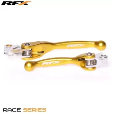 Leviers Repliables forgés RFX Race Suzuki Jaune 250/450 RMZ 04-06 85 RM 05-22 125/250 RM 05-08