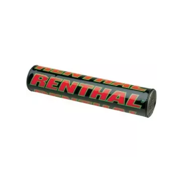 Mousse de guidon RENTHAL avec barre noir rouge vert