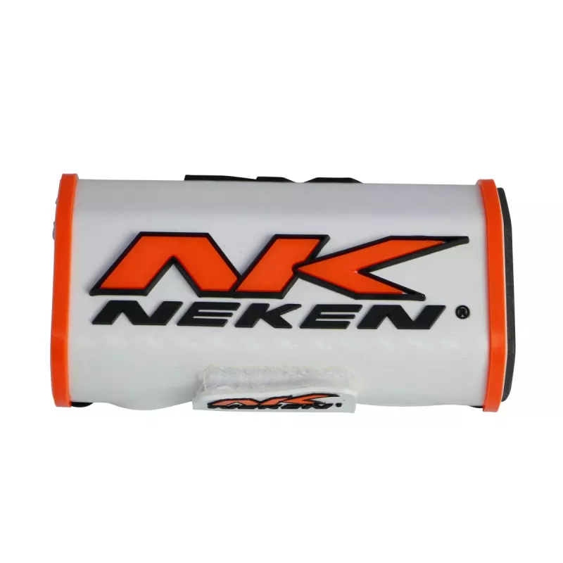 mousse sans barre NEKEN enduro blanc orange