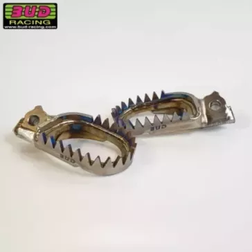 repose pieds titane soudÃ©s BUD RACING SX/F 23-24, EXC/F 24, TC/FC 23-24, MC/F 24 type enduro