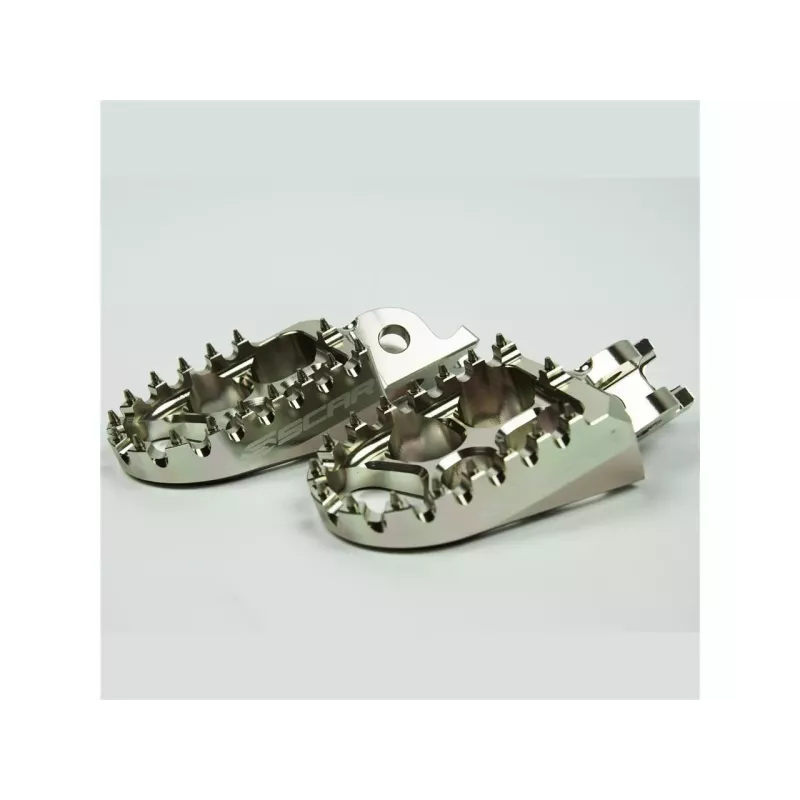 repose pieds alu SCAR CR/F 02-24 couelur titane