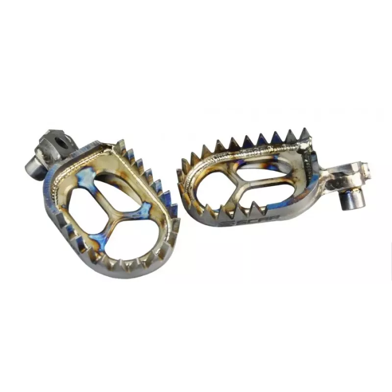 repose pieds TITANE SCAR KTM SX/F 98-15 et EXC/F 98-16