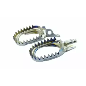 Repose pieds TITANE SCAR anti-boue KXF 06-2025