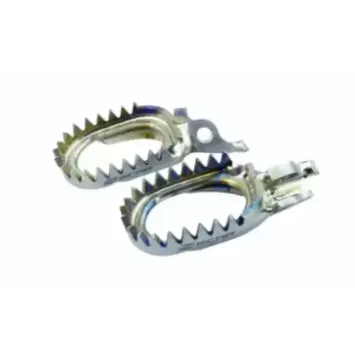 Repose pieds TITANE SCAR anti-boue KXF 06-2025