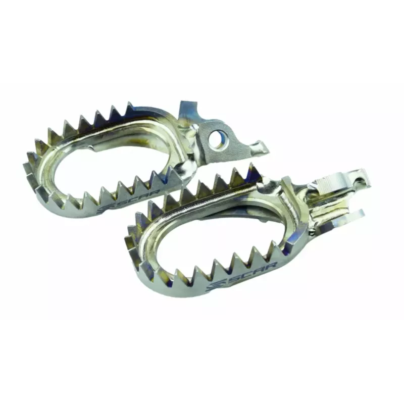 Repose pieds TITANE SCAR anti boue TRIUMPH 24-25