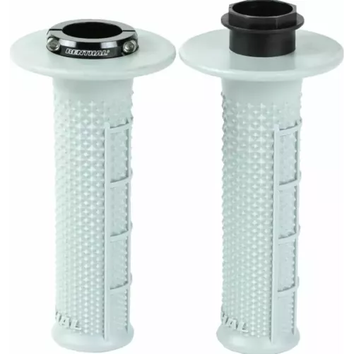 Poignées RENTHAL MX Lock-On medium - semi-gaufré - couleur GRIS G238
