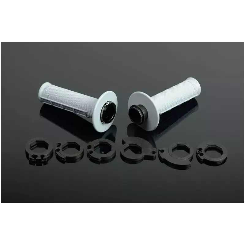 poignées RENTHAL MX Lock-On soft - semi-gaufré couleur gris G234