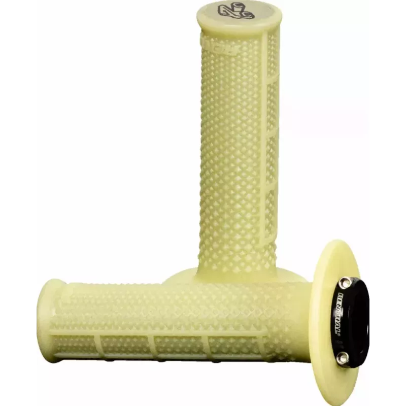 Poignées RENTHAL MX Lock-On R-Works - taper - semi-gaufré G240