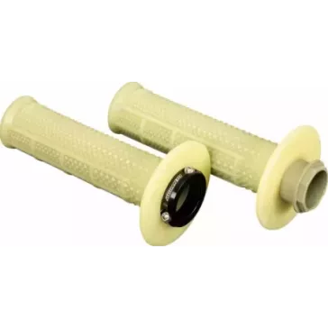 Poignées RENTHAL MX Lock-On R-Works - taper - semi-gaufré G240