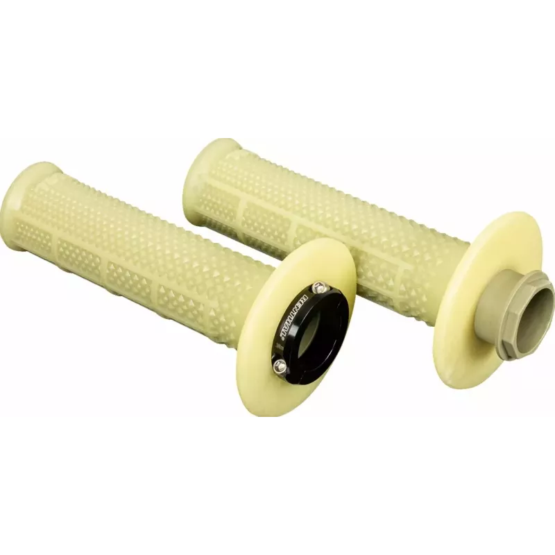 Poignées RENTHAL MX Lock-On R-Works - taper - semi-gaufré G240