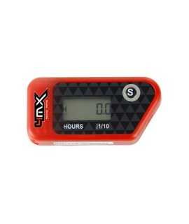 compteur d'heure 4MX sans fil rouge