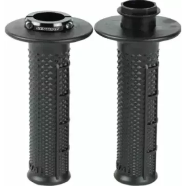 Poignées RENTHAL MX Lock-On R-Works G239- semi-gaufré couleur Noir