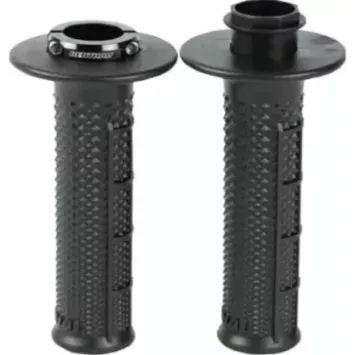 Poignées RENTHAL MX Lock-On R-Works - semi-gaufré couleur Noir G239