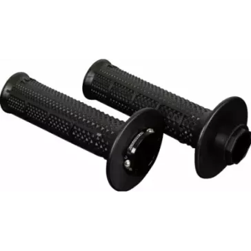 Poignées RENTHAL MX Lock-On R-Works G239- semi-gaufré couleur Noir