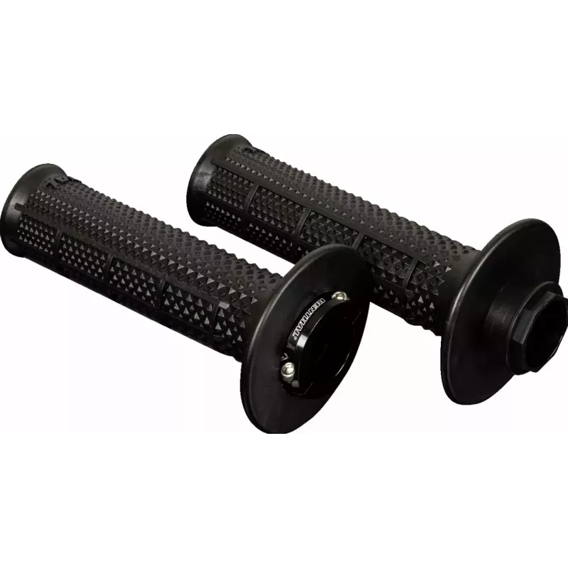 Poignées RENTHAL MX Lock-On R-Works G239- semi-gaufré couleur Noir