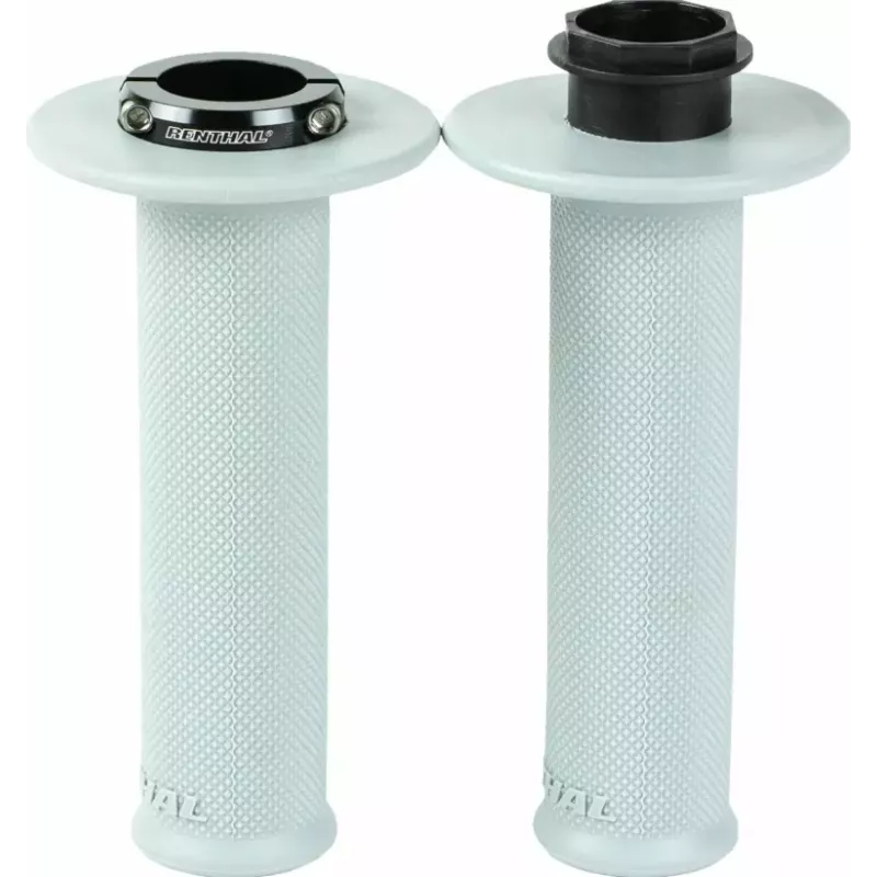 poignées RENTHAL MX Lock-On soft - carreaux gris G232