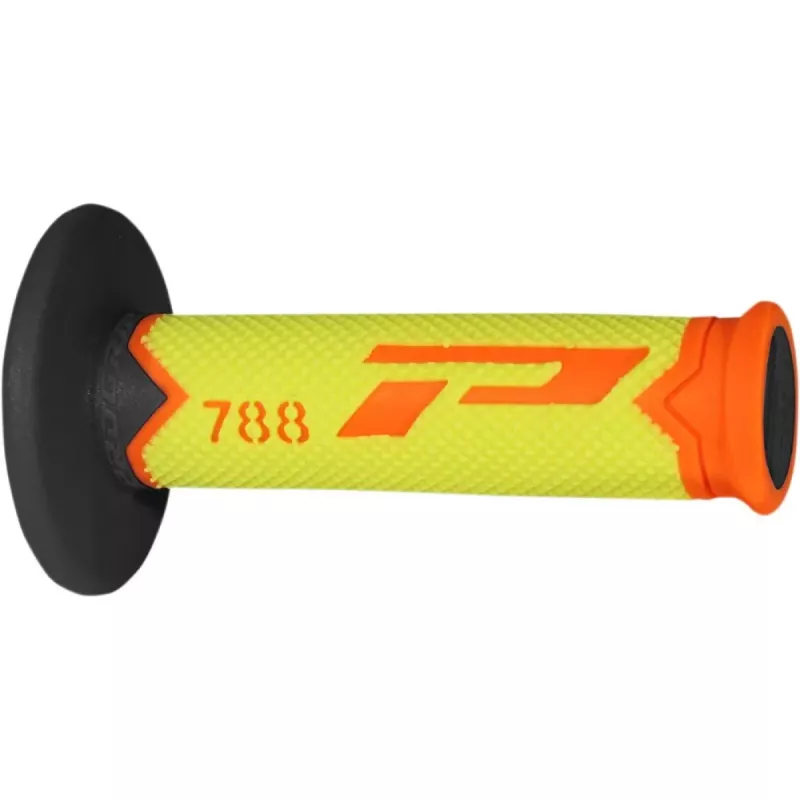 poignées PRO GRIP 788 noir jaune fluo orange